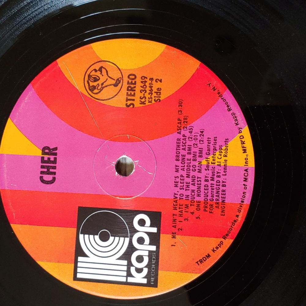 Vintage 1971 Cher Vinyl record album Gypsys, Tramps and Thieves - Picture 5 of 10